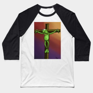 The Crucified Saint Baseball T-Shirt